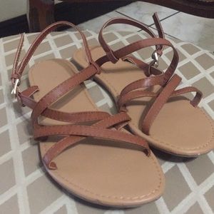 Brown Sandals, size 8